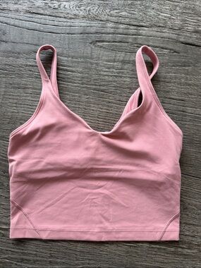lululemon athletica Pink Seamless Crop Bralette